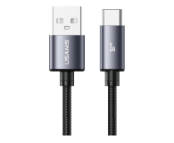 USAMS Kabel U91 18W USB-C do USB-A 1m stalowy - 1569128 - zdjęcie 1